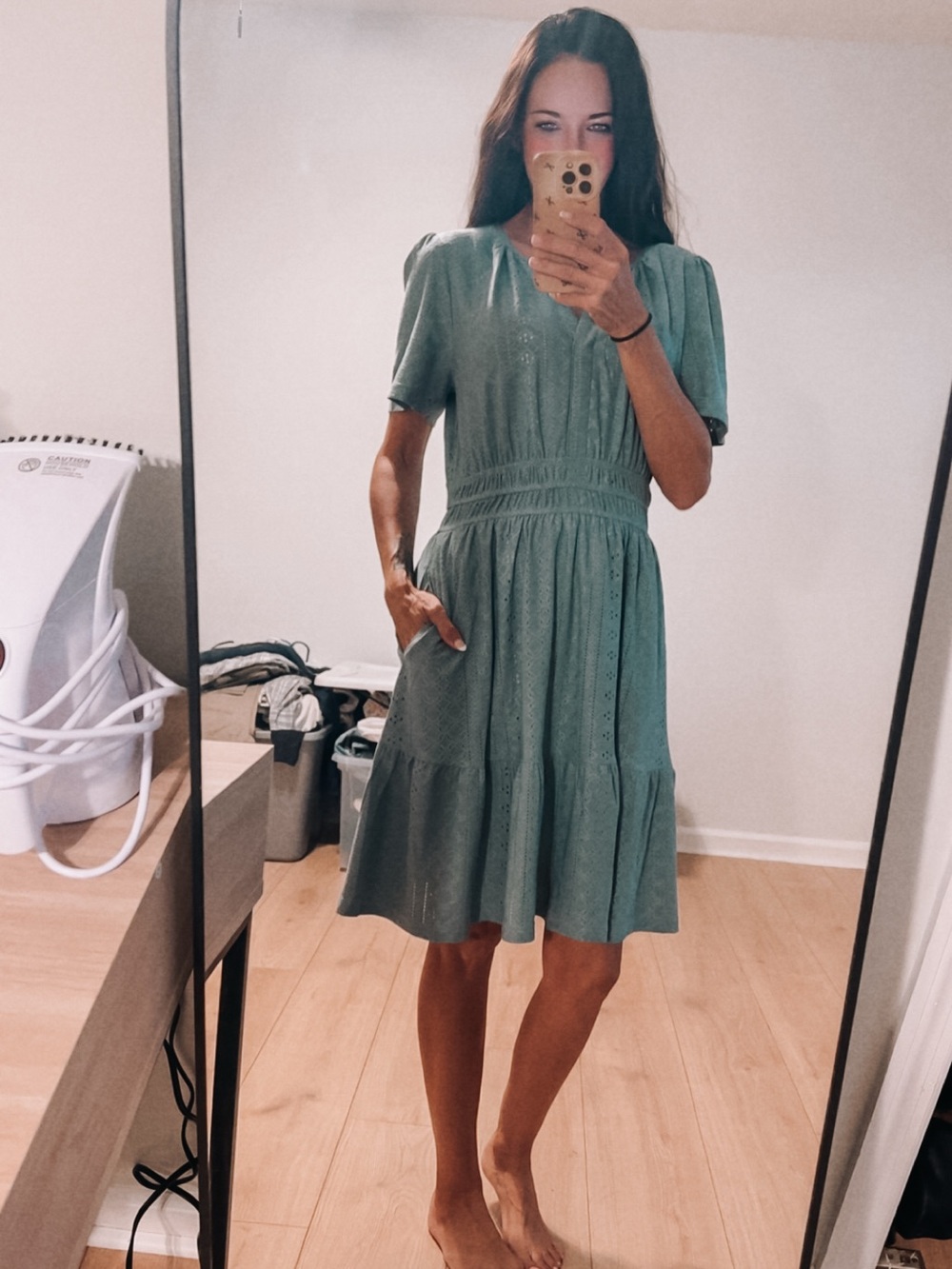 sage green dress